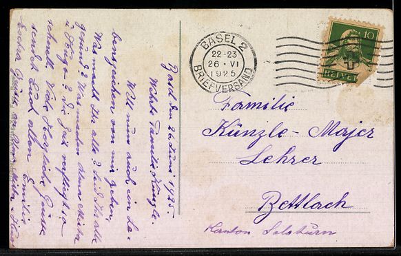 Cartoline postali: AK Basel, Badischer Bahnhof – Usato da Berlin venduto da bartko-reher 1