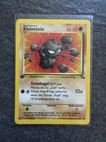 Pokémon Karte Kleinstein 1. Edition Fossil Deutsch