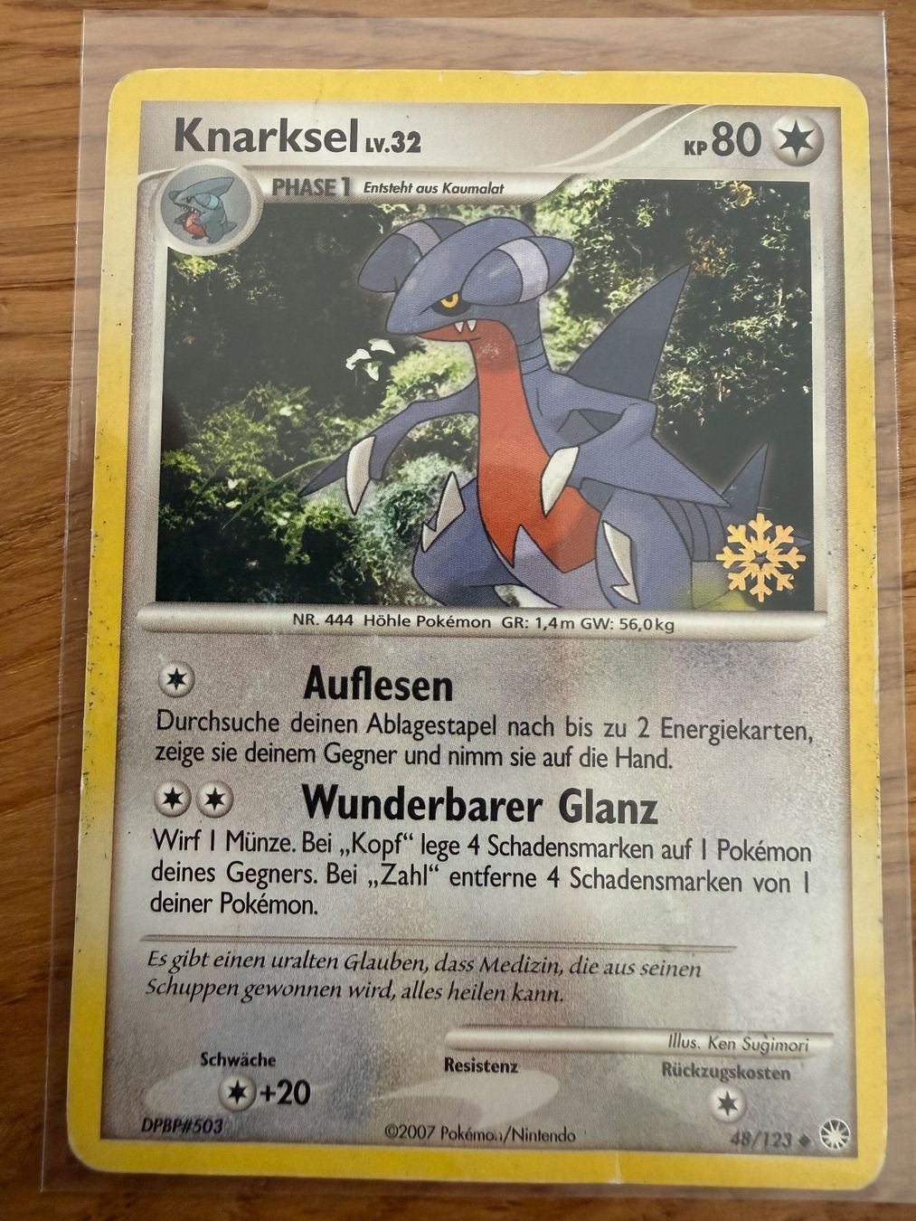 Pokémon Carte collezionabili: Knarksel LV. 32 48/123 – Usato da Amriswil venduto da sim_nlb6