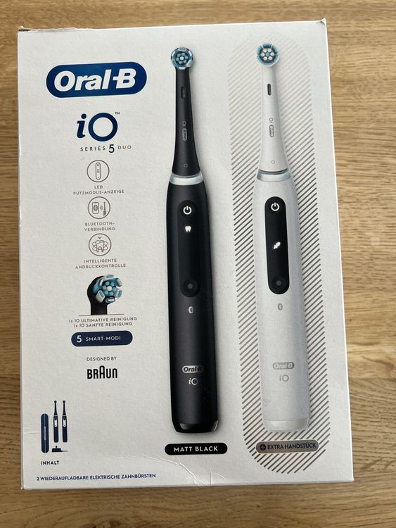Elektrische Zahnbürste (Oral-B iO 5 | Kaufen Ricardo auf Doppelpack)