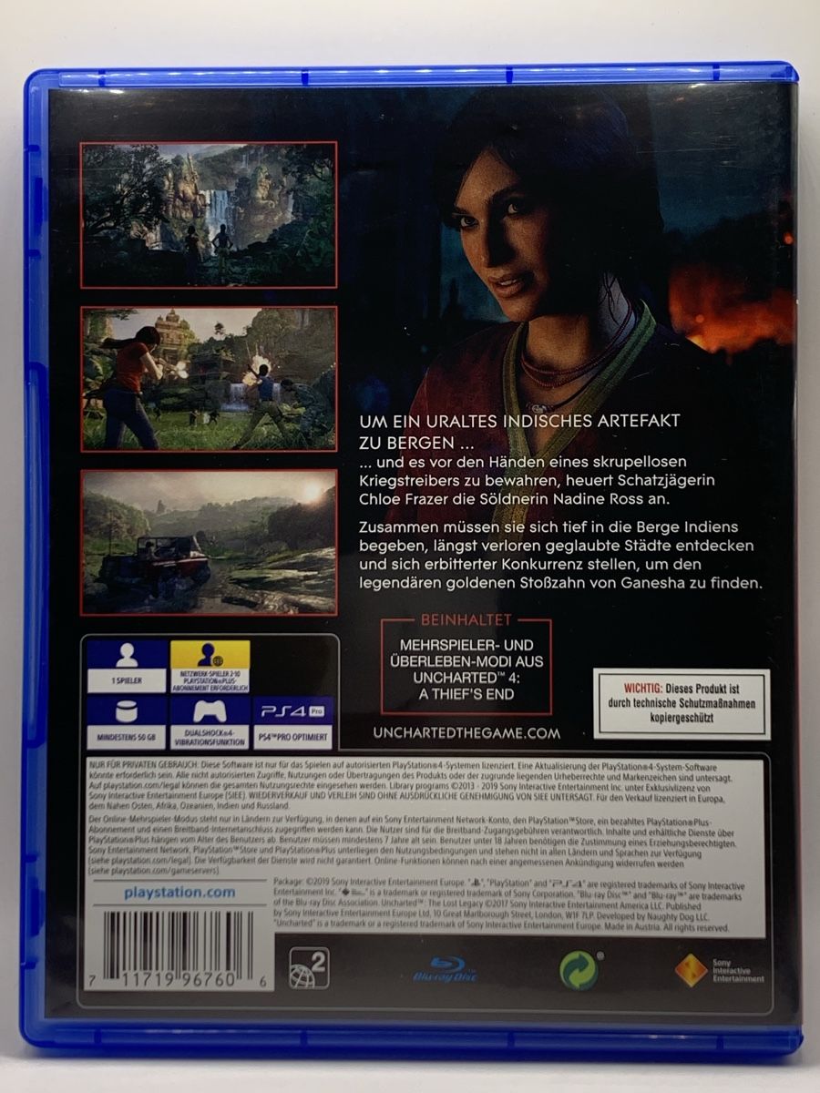 Sony Giochi: Uncharted The Lost Legacy - PS4 – Usato da Ostermundigen venduto da RG-Collector 1