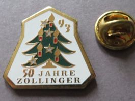 PIN 50 JAHRE ZOLLINGER 93, WEIHNACHTSBAUM, limitiert