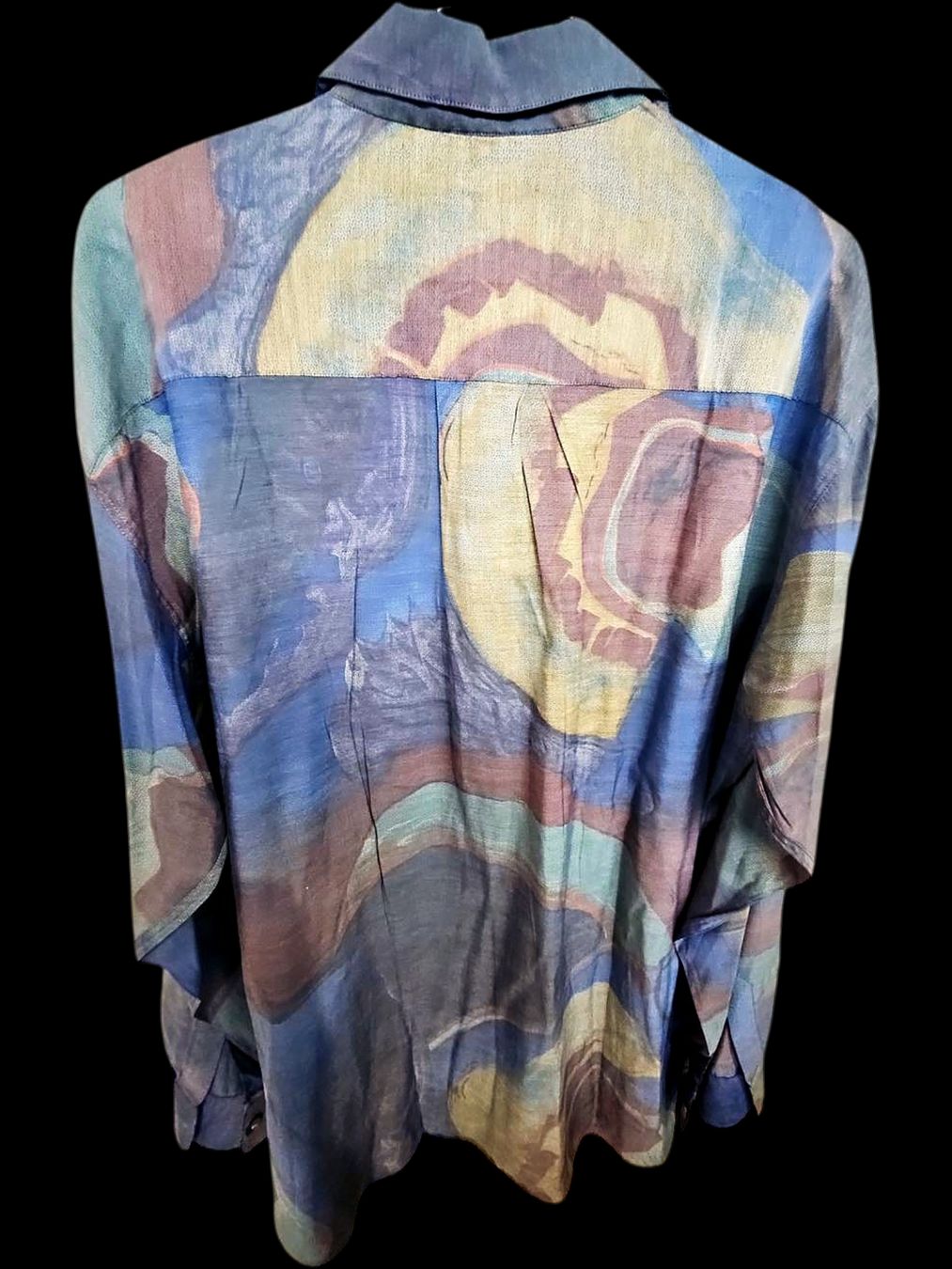 Camicie: Accanto Abstraktes Aquarell Button-Down Hemd - Größe M – Usato da Zug venduto da vinokilo 3