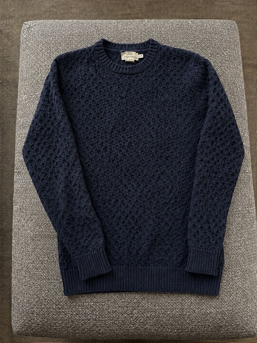 Pulls & Sweat-shirts: Lyle & Scott Pullover navy blau Struktur Grösse M – D'occasion à Genève par ost_h6xb