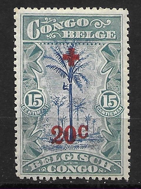 Tutti i francobolli: Belgisch-Kongo 1918: Rotes Kreuz – Usato da Zürich venduto da Rainstamps