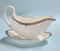 Saucière et son présentoir Wedgwood "Amherst" Excellent état