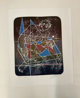 Lithographie von Erni, Blatt 56x45cm.
