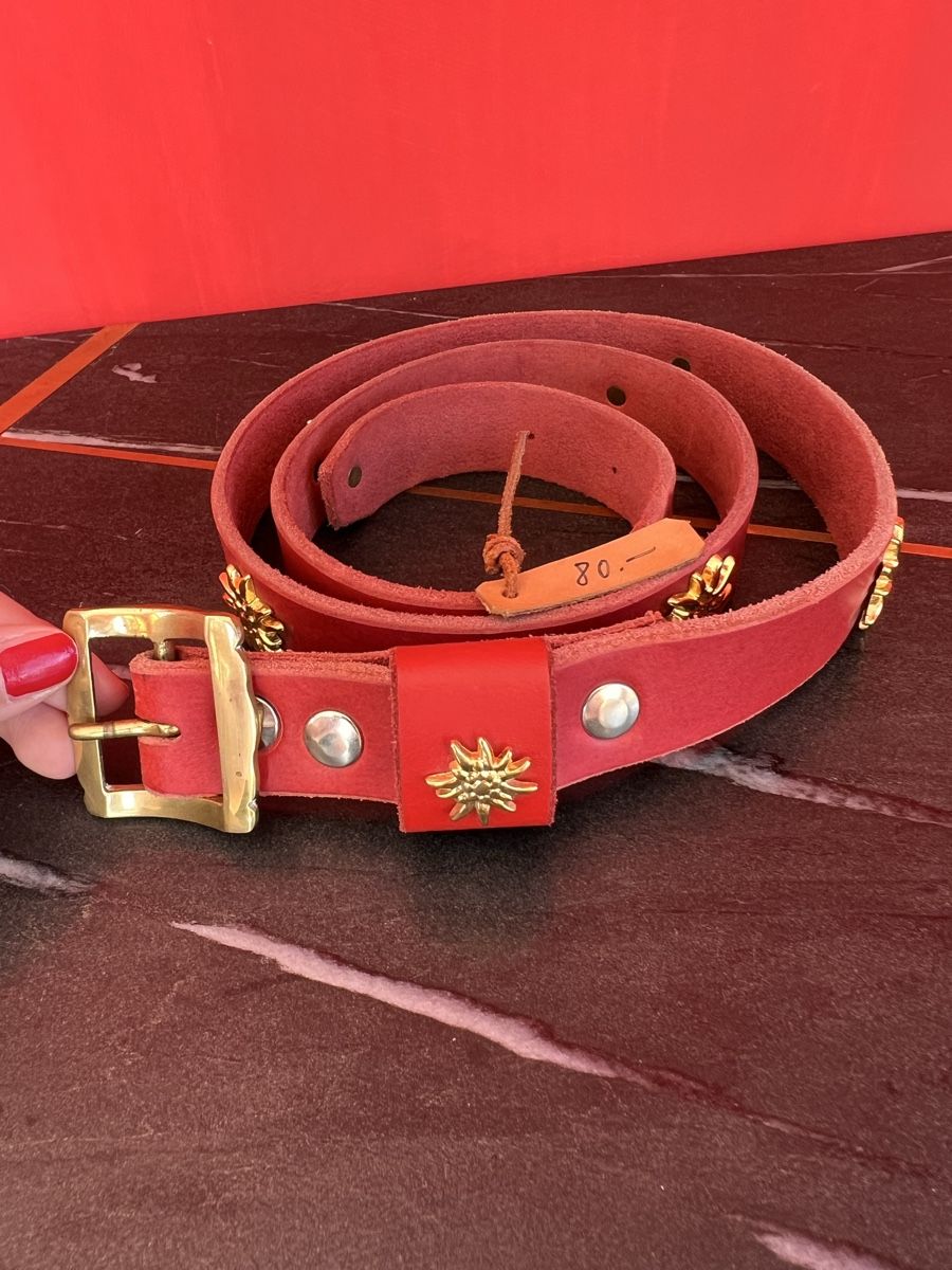 Gürtel: Appenzeller Gurt / Chüeligurt in rot 111cm – Neu (gemäss Beschreibung) aus Zürich von car_x52z 1