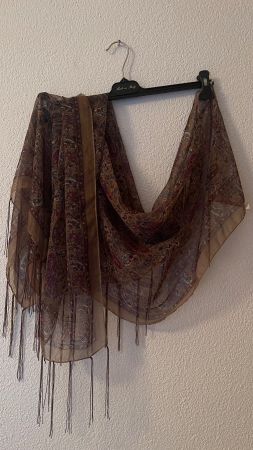 TALLY WEIJL 105x105/NP35 Schal Foulard Halstuch Transparent