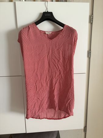 Chemisier tunique d'été GOA rouge à motifs taille M, parfait