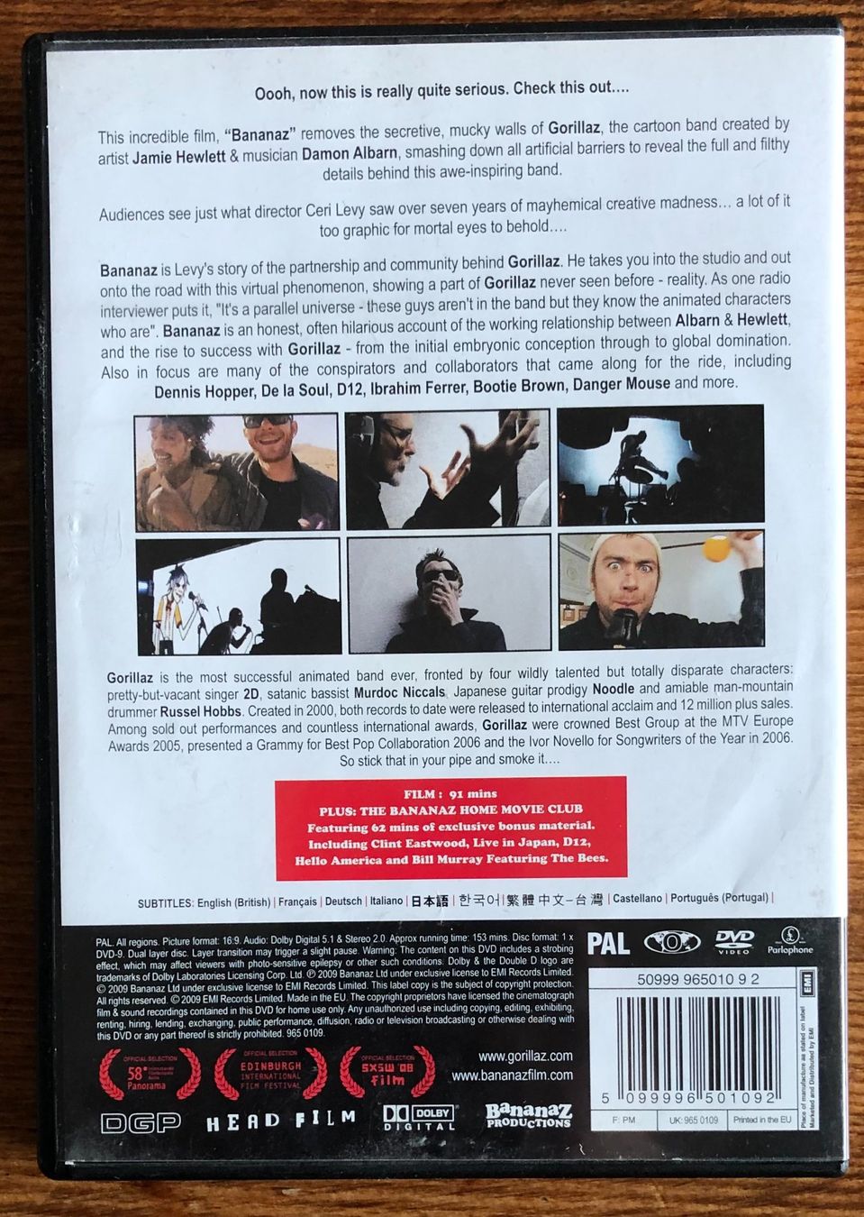 Tutti i DVDs: Gorillaz – Bananaz DVD – Usato da Luzern venduto da Schlafenicht00 1