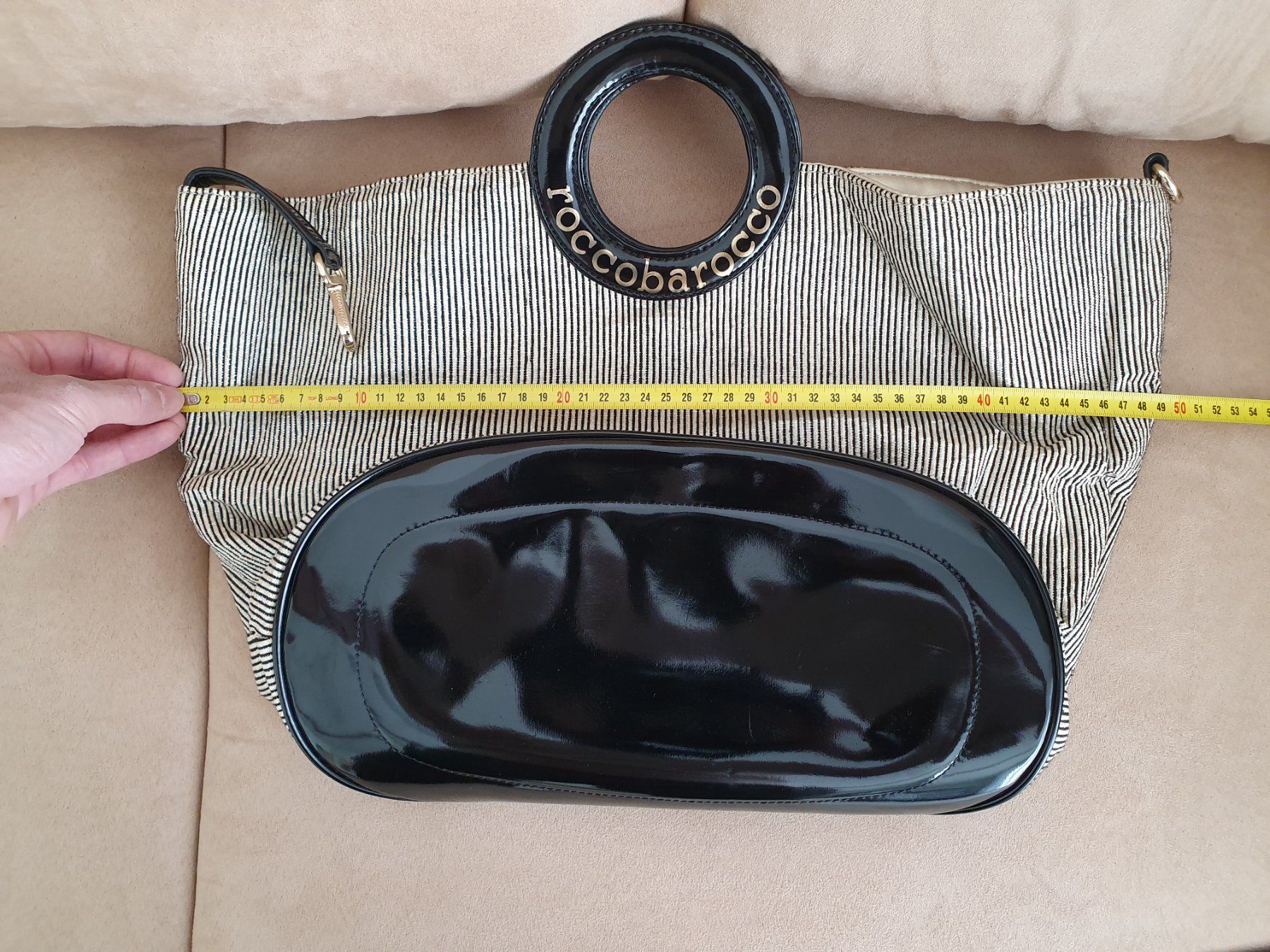 Roccobarocco Borse da donna: Roccobarocco original Tasche in Gold/Schwarz – Usato da Zürich venduto da Leica.C89 7