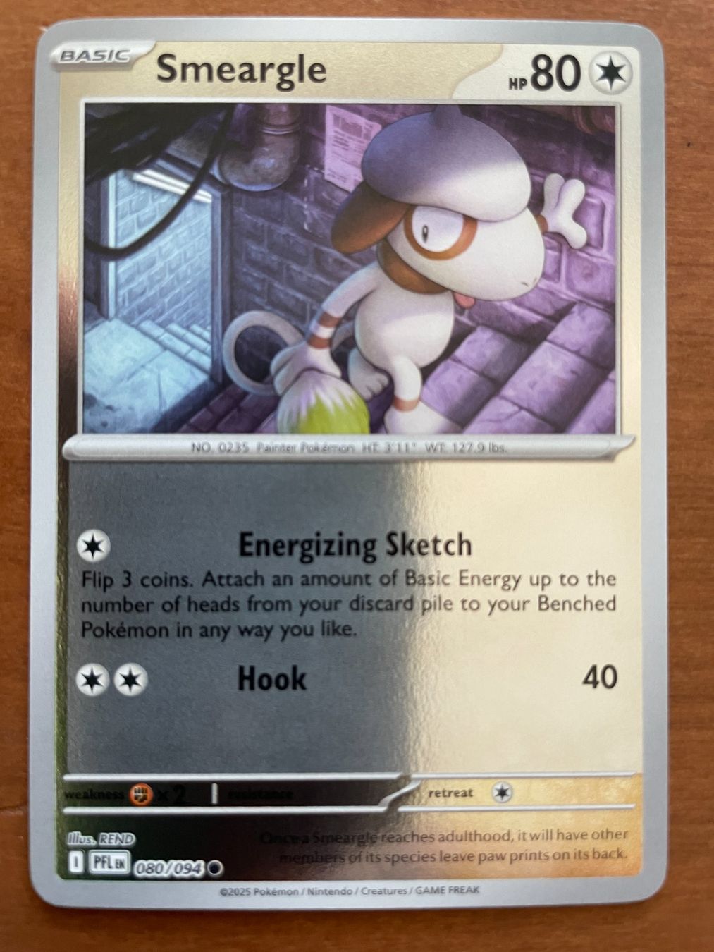 Pokémon Carte collezionabili: Pokemon Smeargle Reverse (Versand gratis) – Nuovo (secondo la descrizione) da Chur venduto da Angerson