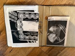Klöppel Schriften Brief Briefe Klöppeln Anleitung konvolut