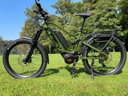 Stärkstes vollgefedertes 45kmh S-Pedelec E-Bike mit 2 Akkus