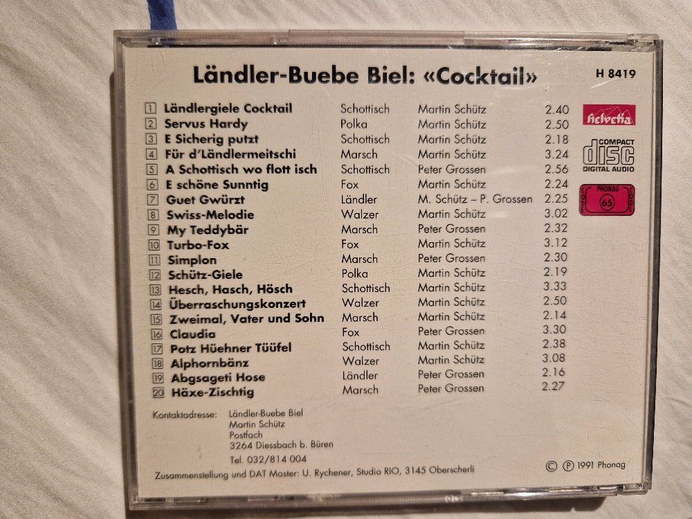 CDs: Ländlerbuebe Biel: Cocktail – Gebraucht aus Brittnau von Zibu 1