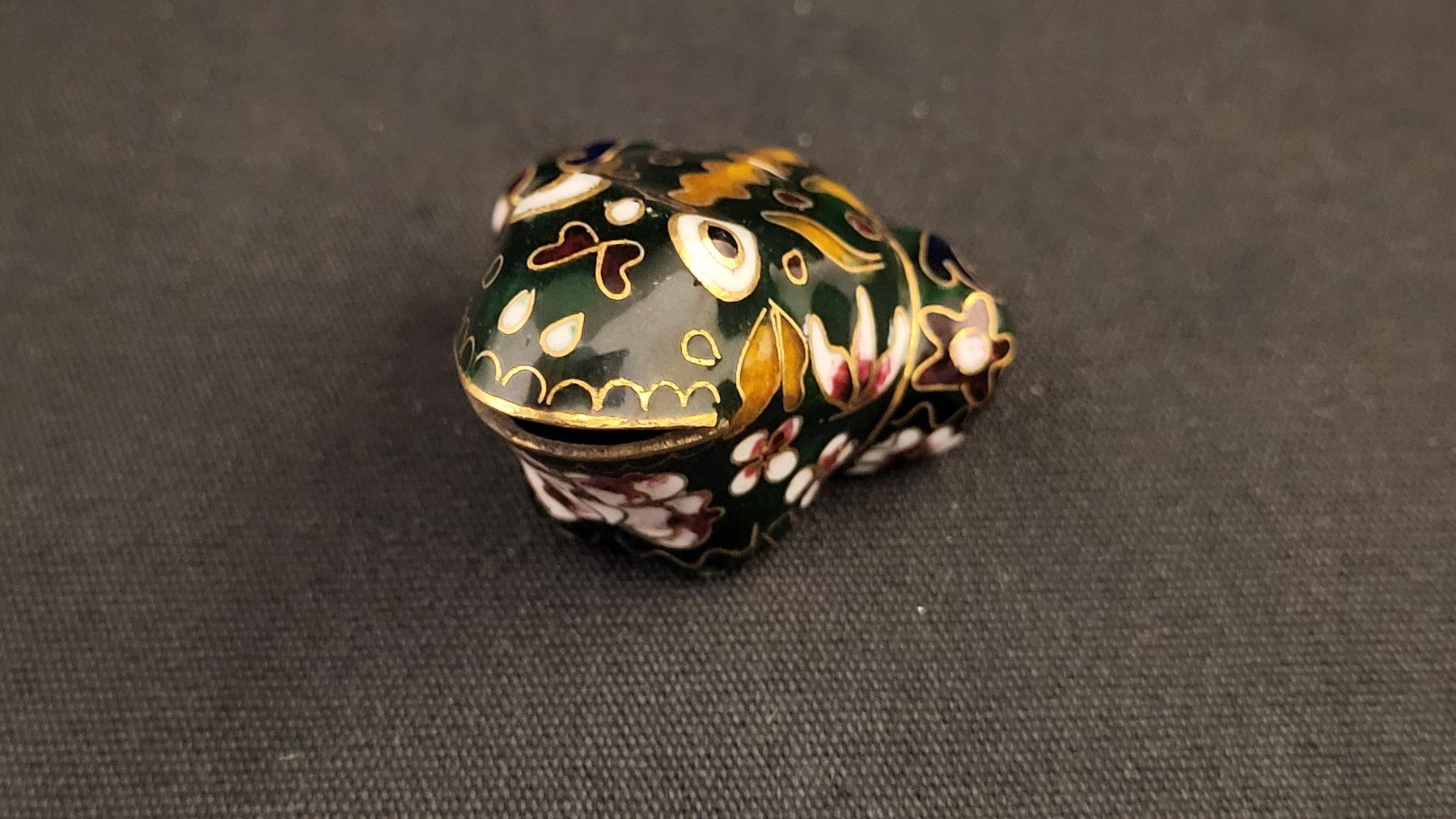 Figuren: Cloisonne-Frosch – Gebraucht aus Basel von spinne02 3
