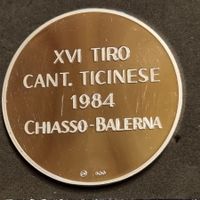 Schützentaler , Silber , Tiro Cant. Ticinese 1984 Chiasso