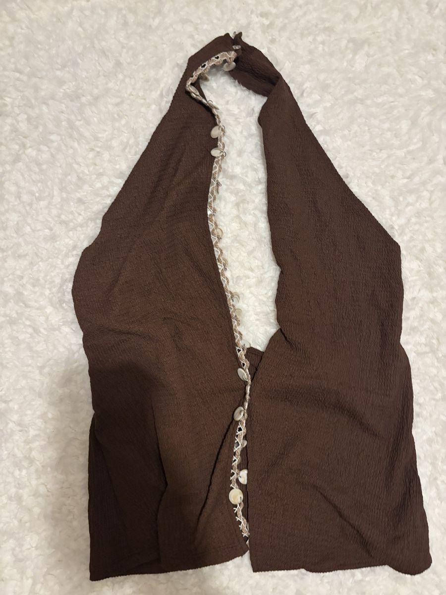H&M Top: Top H&M braun Gr. M  – Nuovo e nell'imballaggio originale da Arbon venduto da Viktoriaa 1