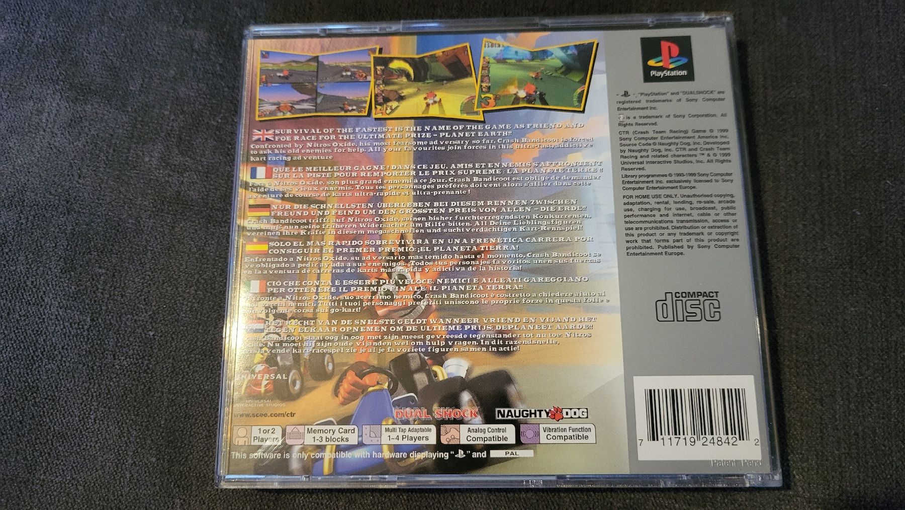 Giochi: CTR Crash Team Racing / Playstation 1 Spiel. Kompl. – Nuovo (secondo la descrizione) da Biel/Bienne venduto da Retrohr 2