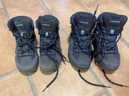 2 Paar Lowa Goretex Wanderschuhe Gr. 29 und 30