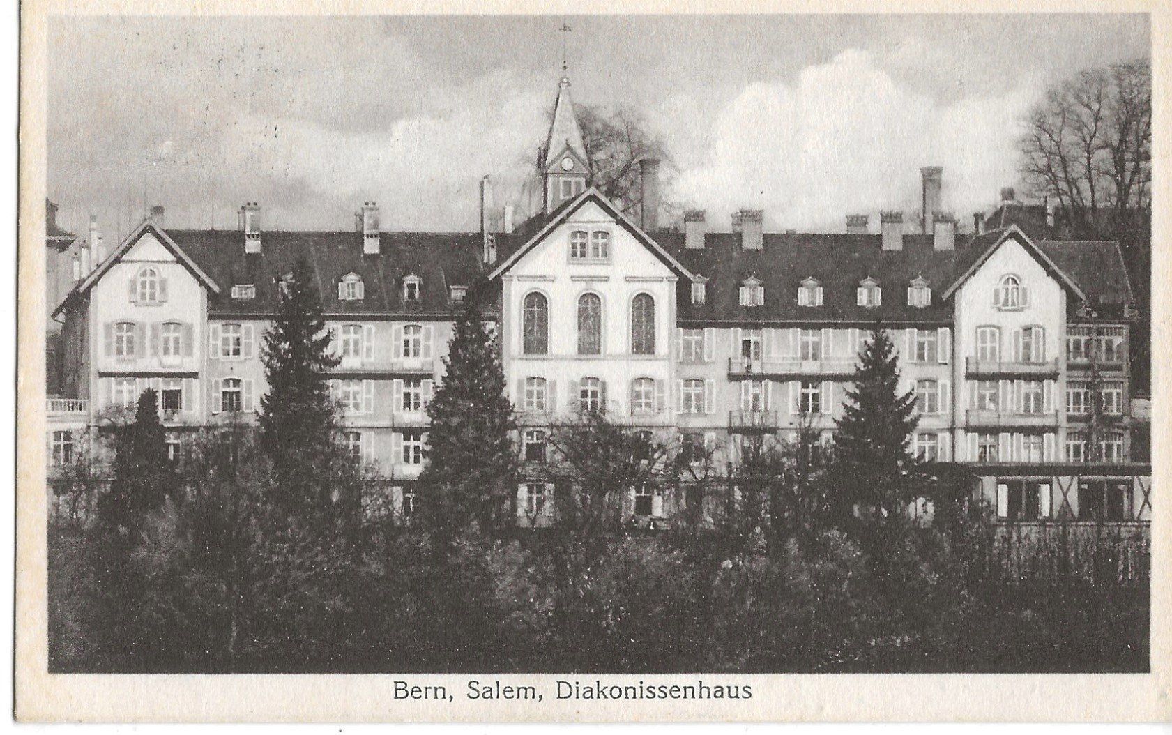 Ansichtskarten: Bern, Salem, Diakonissenhaus, 1920 – Gebraucht aus Frauenfeld von Merk52