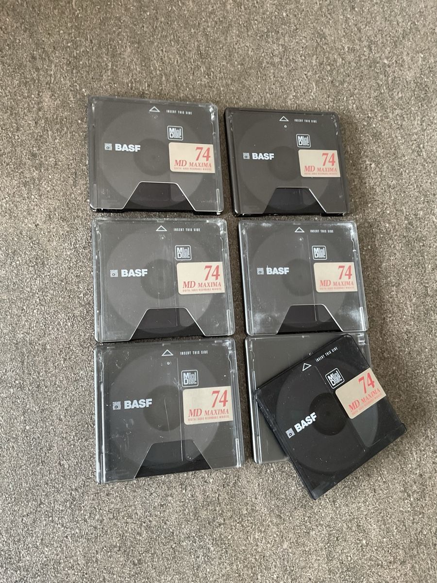 Minidisc: BASF MiniDisc MD Maxima 74, 6er Set,! – Usato da Jegenstorf venduto da BAVARIA4CH