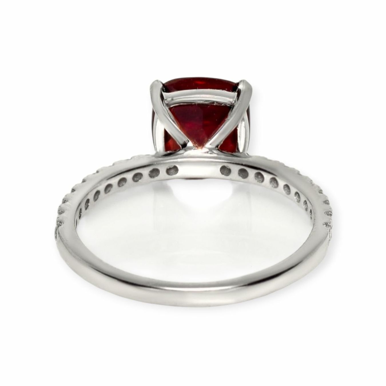 Anelli: Granat-Ring 14k Weissgold 2,61ct – Nuovo e nell'imballaggio originale da Illnau venduto da Juwelier_Mahler_GmbH 3