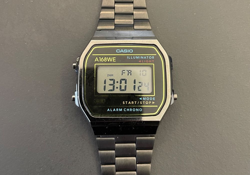 Casio Vintage Digitaluhr Iconic NEU, A168WEHB-1A | Kaufen Auf Ricardo