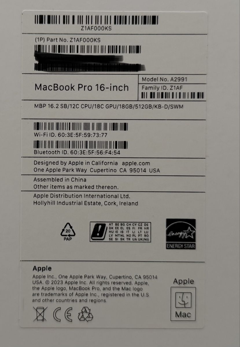 Apple Notebook: MacBook Pro 16" Space Grau (2023) - Top! – Usato da Zollikon venduto da jan_5cmp 3