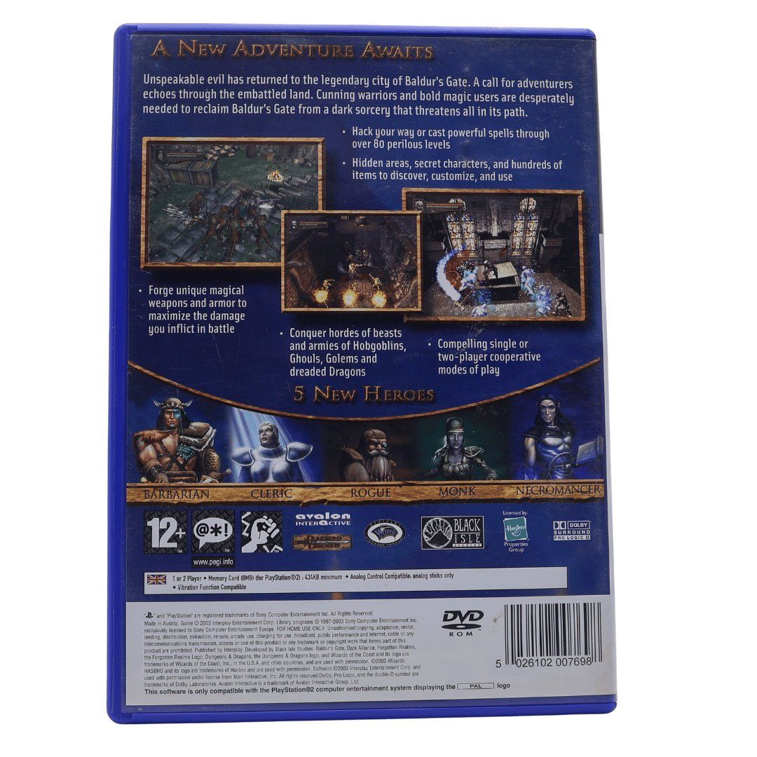Giochi: Baldur's Gate Dark Alliance II - PS2 – Usato da Paudex venduto da dindeboy 2