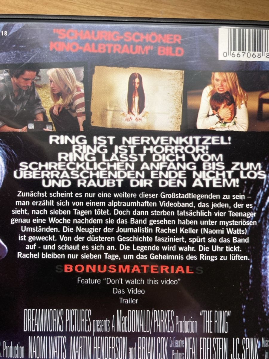 Tous les DVDs: DVD Ring Thriller Horror – D'occasion à Aarwangen par to-hirschi 3