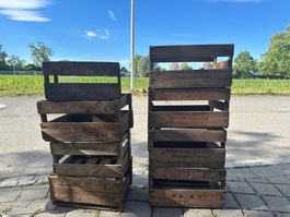 Original vintage Wein-Holzkisten / Harras