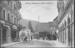 1915 AK MOUDON herrliche Dorfansicht belebt top ab 1.-
