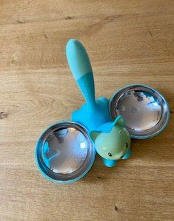 Alessi Ciotole: Alessi Katzennapf - türkis – Usato da Luzern venduto da Rsubita