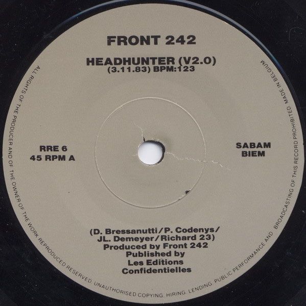 Dischi in vinile: Front 242 – Headhunter – Usato da steckborn venduto da veckot 2