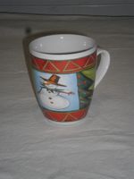 Tasse / Wintertasse , Schneemann