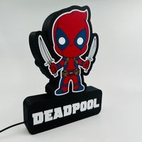 Lightbox lumière led Deadpool
