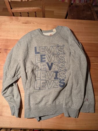 Sweatshirt Levi's grau mit Logo Druck Grösse L Zustand gut