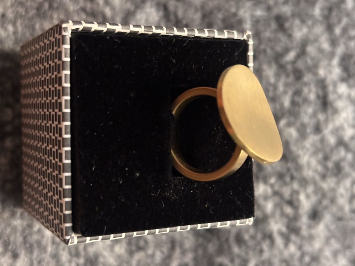 Anelli: Edblad Statement-Ring, goldfarben, Grösse S – Nuovo (secondo la descrizione) da Zürich venduto da cla_v6hx 1