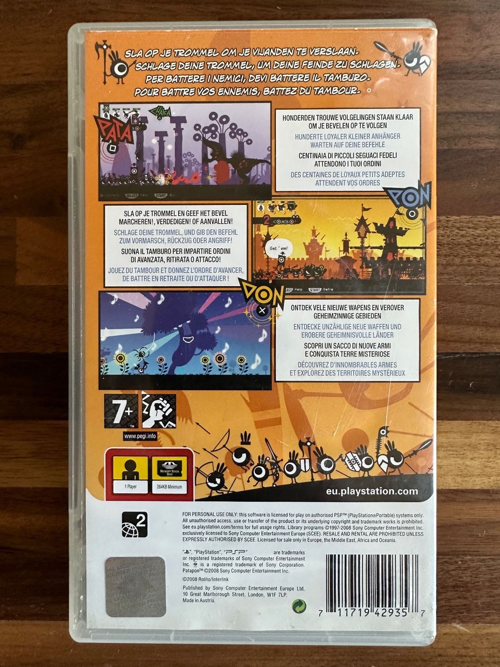 Sony Spiele: PSP / Patapon – Gebraucht aus Herzogenbuchsee von  2