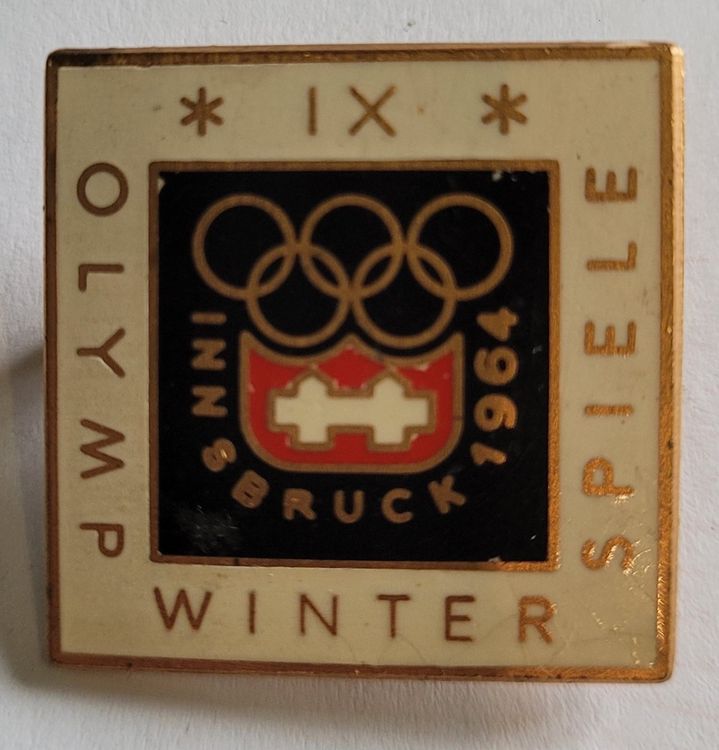 Broche Originale Des JO Innsbruck 1964 - IX Olympic Winter Games, Bel état