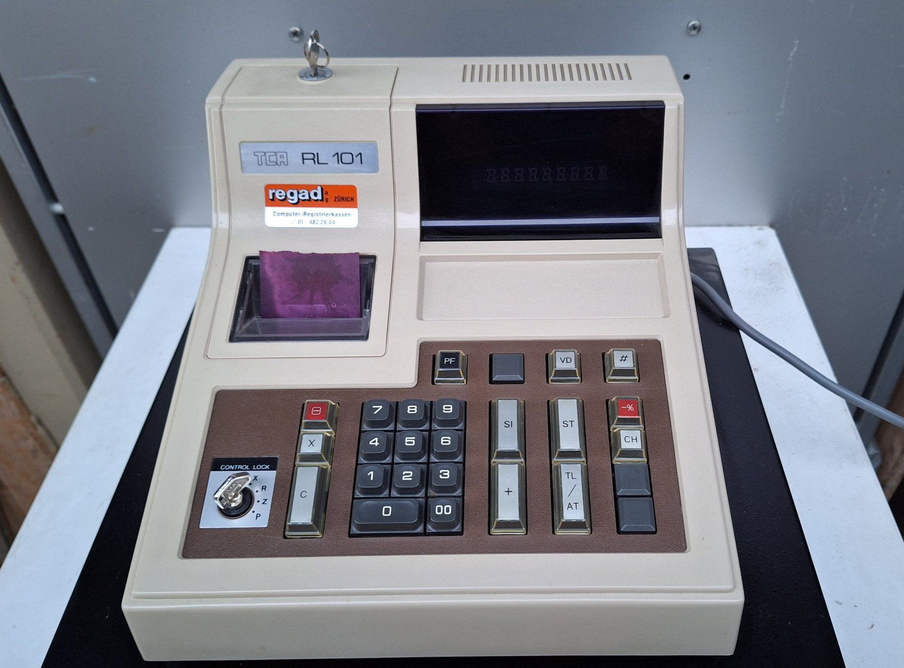 Kassen: Kasse TCA RL-101, Vintage Kassensystem – Gebraucht aus Weinfelden von JoeBaer 1