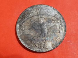 Medal 1930 Poland, visit to Bruxelles mint, 16.5g