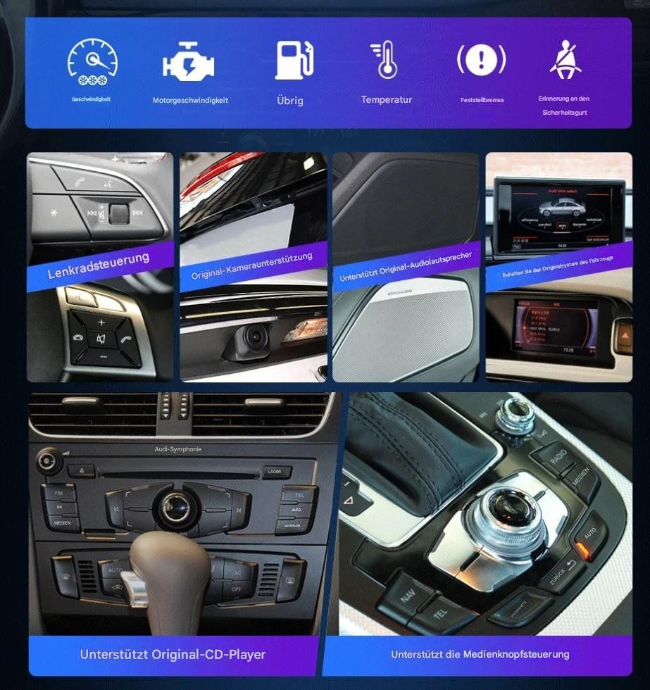 Lettore multimediale & Streamer: Audi Q7 2005 - 2015 Multimedia System mit CarPlay – Nuovo e nell'imballaggio originale da Chur venduto da shop.chur 3