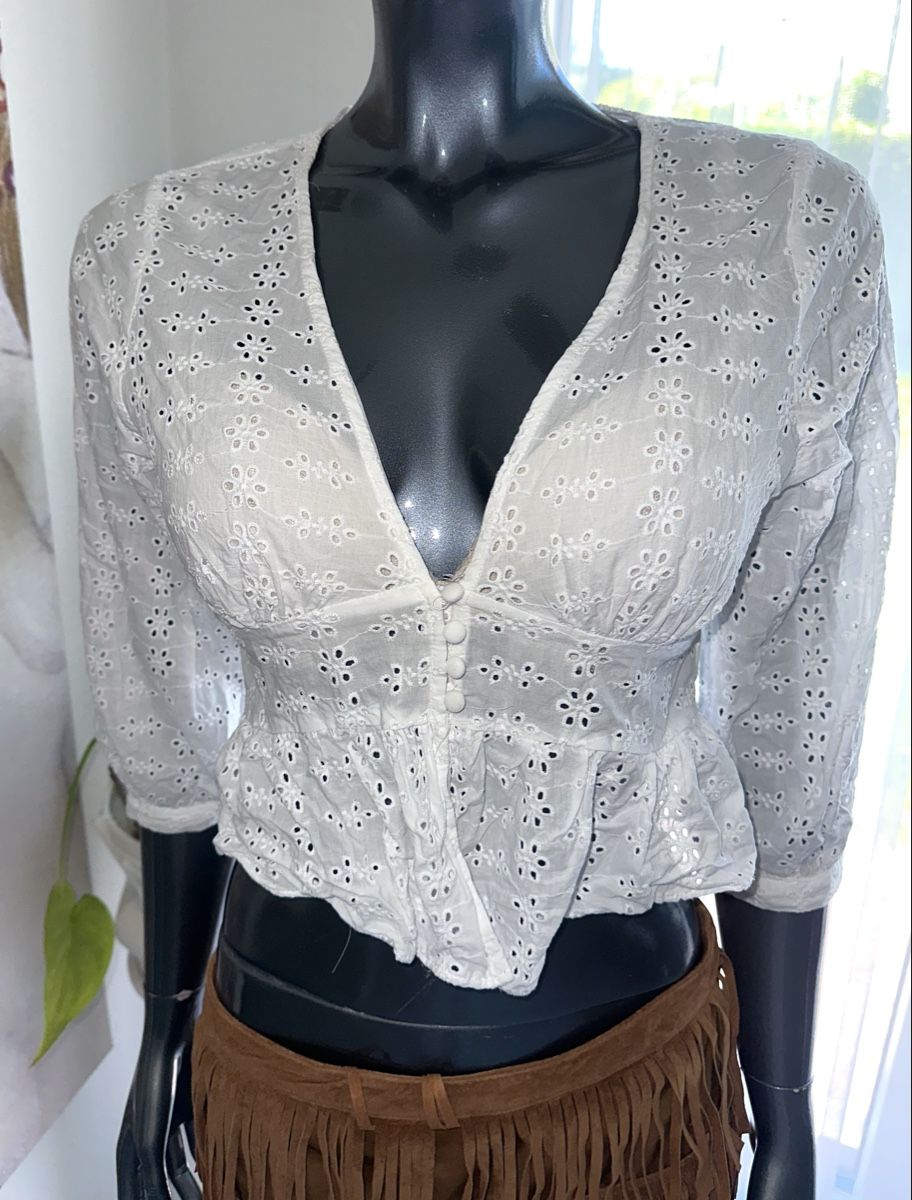 Zara Camicette: ZARA BLUSE GR. S neuwertig – Nuovo (secondo la descrizione) da Unteraegeri venduto da MH203 1