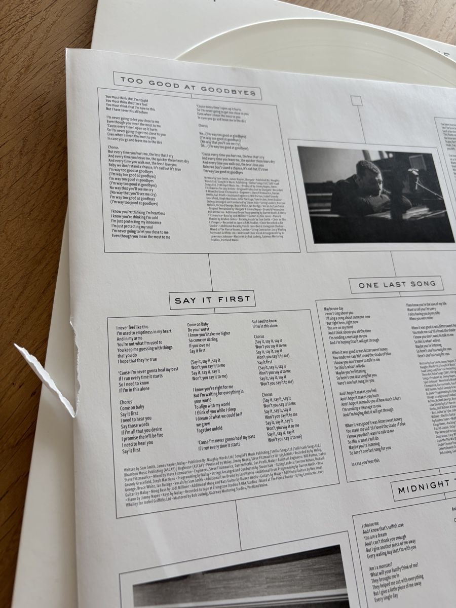 Dischi in vinile: Sam Smith The Thrill of It All Vinyl 2017 – Usato da Otelfingen venduto da MLaemmli 6