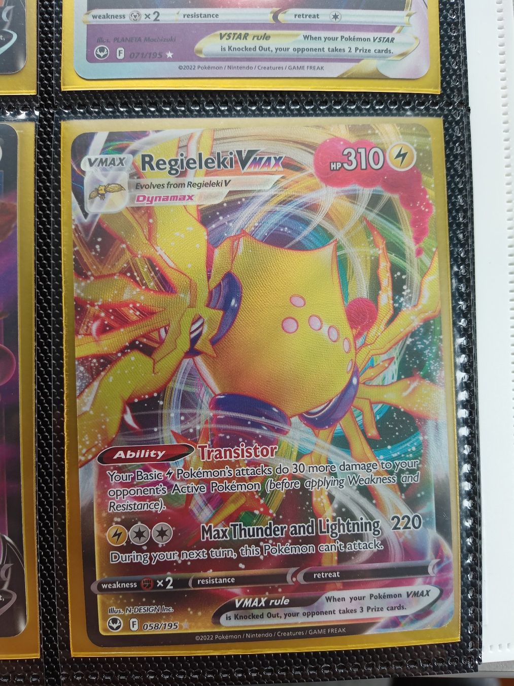 Pokémon Sammelbilder & Trading cards: Regieleki Vmax – Gebraucht aus Altstätten SG von GGsGameshop