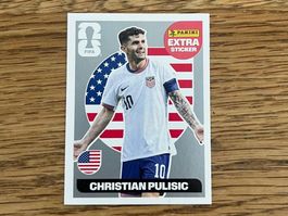 Panini Extra Sticker Silber: Pulisic USA