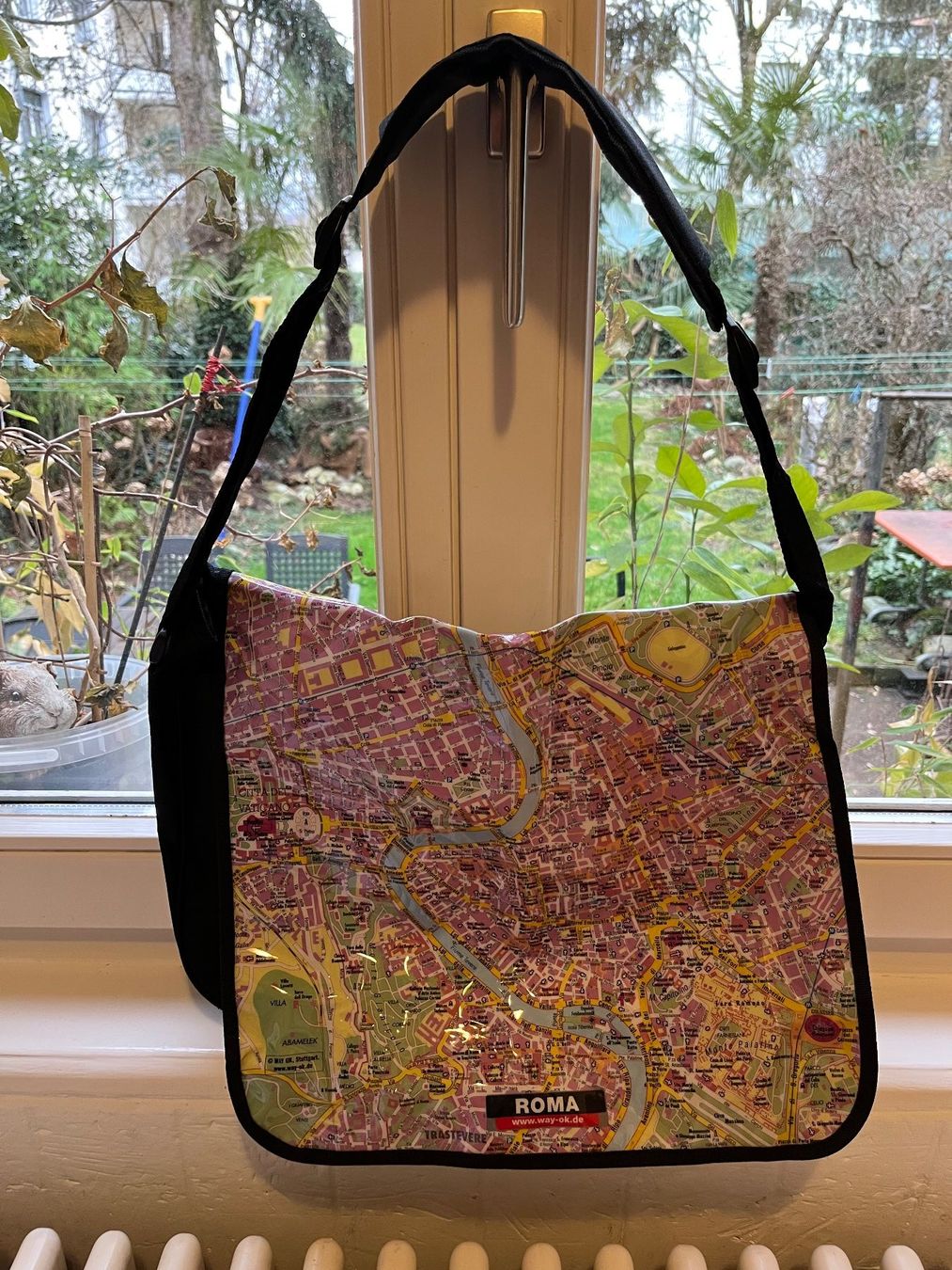 Borse: Tasche mit Stadtplan Rom – Usato da Basel venduto da miriricar